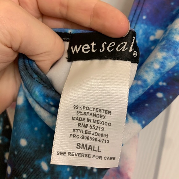 Galaxy Print Scuba/Body Con Dress - Picture 6 of 7